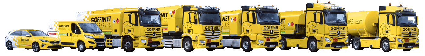 Camions de livraison goffinet-energies