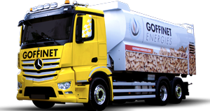 Camion pellets en vrac goffinet énergies