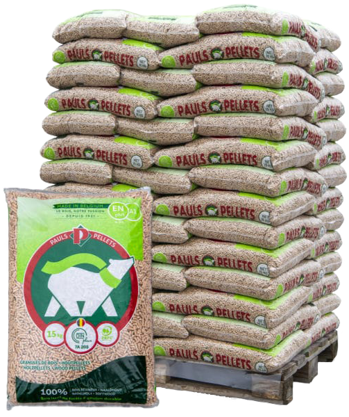 Pauls Pellets Palette 70*15 = 1.050 kg